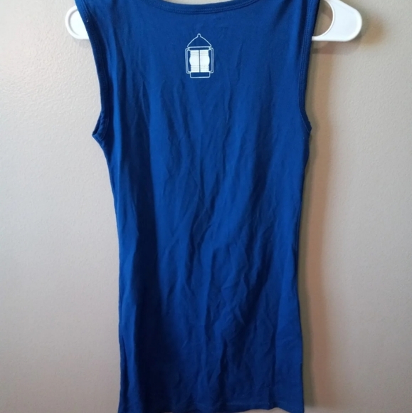 Doctor Who Sleeveless Hot topic Tardis Dress Blue Box Cosplay Women’s Size S NWT - Picture 5 of 6